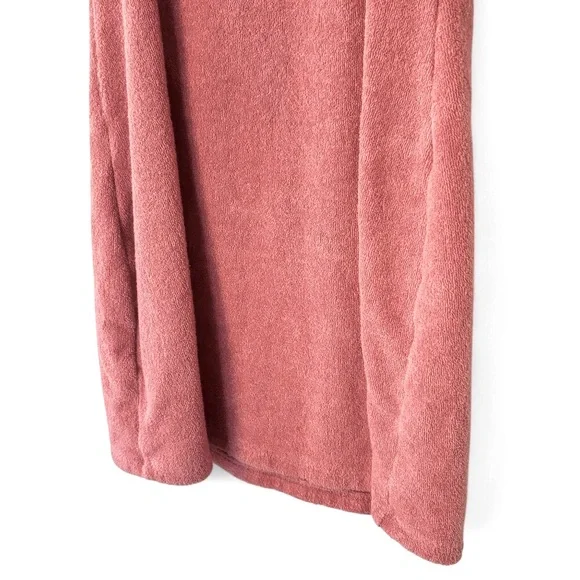 Abercrombie & Fitch Sz SP Dusty Rose Terry Cloth Mini Dress - Picture 6 of 8